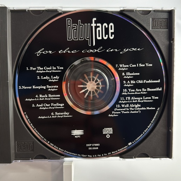 Babyface - For The Cool In You. 1993 - Picture 4 of 5